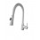 Faucet with pull-out spout PLUTO white