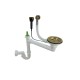 Single-chamber manual siphon OLD GOLD