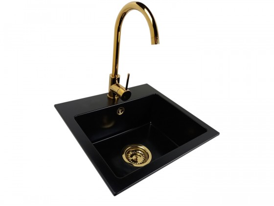 Granite sink one-part EVA + faucet BETA GOLD