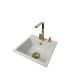 Granite sink one-part EVA + faucet URAN GOLD