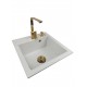 Granite sink one-part AGNES + faucet URAN