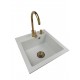 Granite sink one-part AGNES + faucet BETA