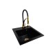 Granite sink one-part AGNES + faucet NEXO