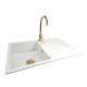 Granite sink one-part ABI + faucet BETA Gold