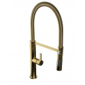 Mixer with swivel spout FULL gold