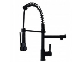 Faucet with pull-out spout SPIRAL DUO black