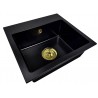 Granite sink one-part EVA + gold trap