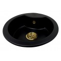 Granite sink one-part POLA + gold trap