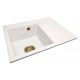 Granite sink one-part MOLLY + gold trap