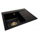 Granite sink one-part MOLLY + gold trap