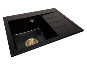 Granite sink one-part MOLLY + gold trap