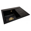 Granite sink one-part MOLLY + gold trap