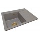 Granite sink one-part MOLLY + gold trap