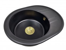 Granite sink one-part LAILA + gold trap